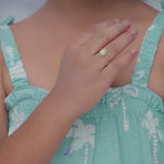Load and play video in Gallery viewer, 9K Gold Kids Camellia Ring
