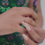 Load and play video in Gallery viewer, 9K Gold Coralie Ring
