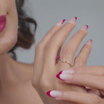 Load and play video in Gallery viewer, 9K Gold Penelope Ring
