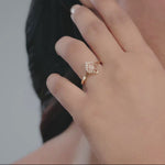 Load and play video in Gallery viewer, 9K Gold Petunia Ring
