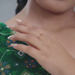 Load and play video in Gallery viewer, 9K Gold Aaradhya Ring
