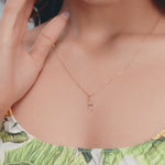 Load and play video in Gallery viewer, 9K Gold Zinnia Pendant
